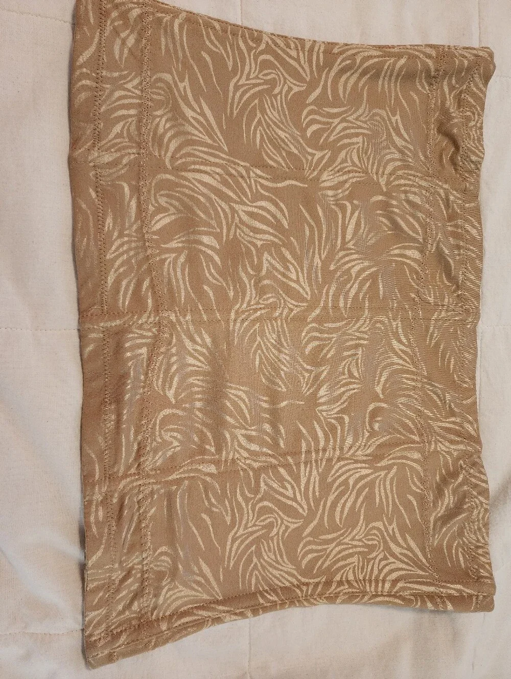 Maidenform Women's Waist Cincher NWT XXXL Beige Nude Patterned Firm Support
